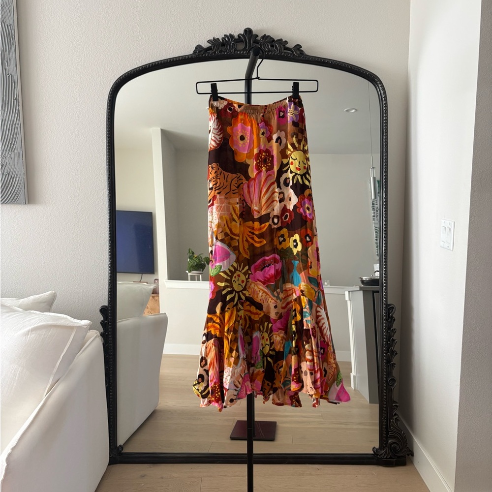 Spell & the Gypsy birth of Venus maxi skirt XS